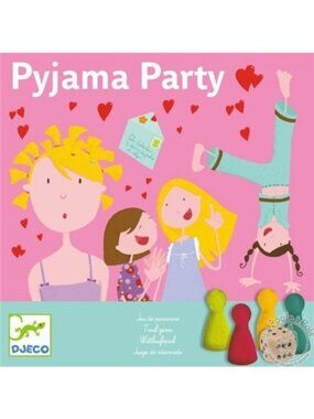 Djeco Social Game Pyjama Party -Girl's sleepover Board Game Age 7-13 New Sealed